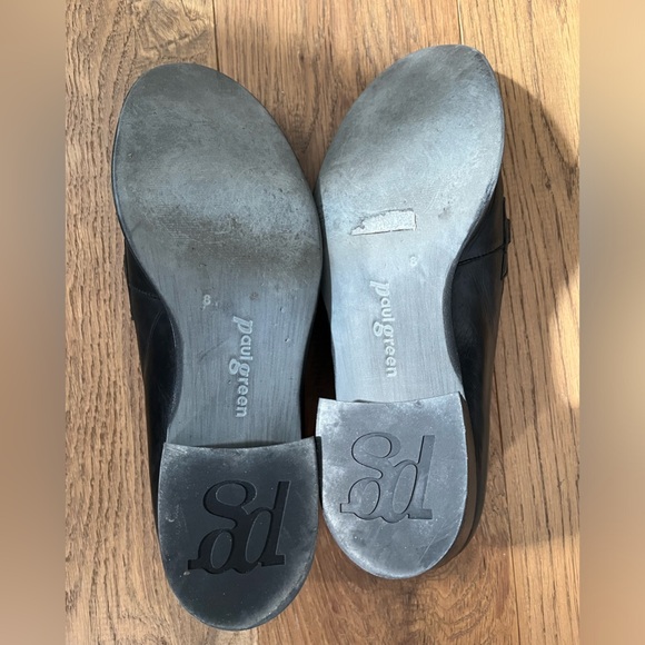 Paul Green black leather loafers - Picture 4 of 5